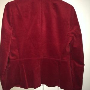 Talbots Jackets & Coats - Red velvet blazer Talbots Jackets & Coats - Red velvet blazer